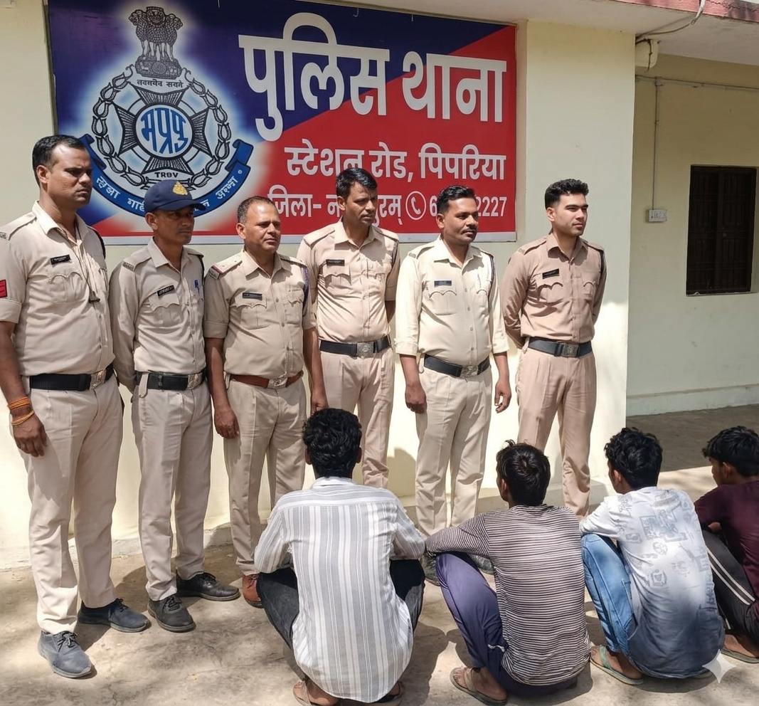“बड़ी खबर”पुलिस की मुस्तैदी: रात के अंधेरे में चोरी की साजिश रचते 4 शातिर आरोपी दबोचे, चोरी के गहने और नकदी बरामद